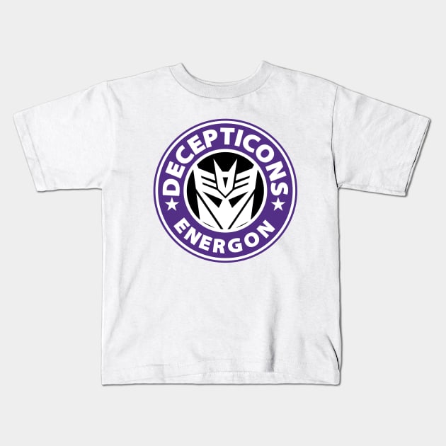 Decepticons Energon - Purple Variant Kids T-Shirt by prometheus31